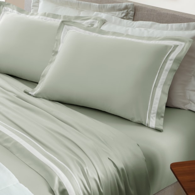Jogo de Cama King Size Ravello 100% Bambu 300 Fios (4 Peças)