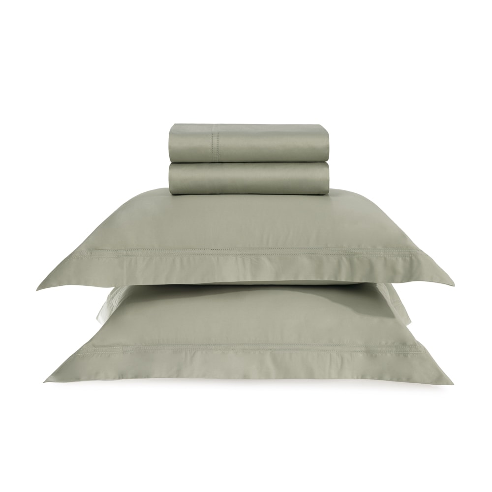 Jogo De Cama King Size Trussardi Galieno 100% Algodão Egípcio Cetim 300 Fios (4 Peças)