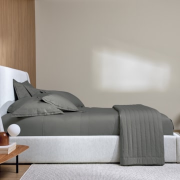 Jogo de Cama King Size Trussardi Novoli 100% Algodão Percal 200 Fios (4 Peças)