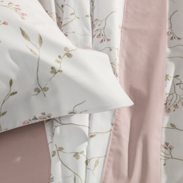 Jogo de Cama Queen Altenburg Lux Botanique 100% Algodão Percal 200 Fios (4 Peças)