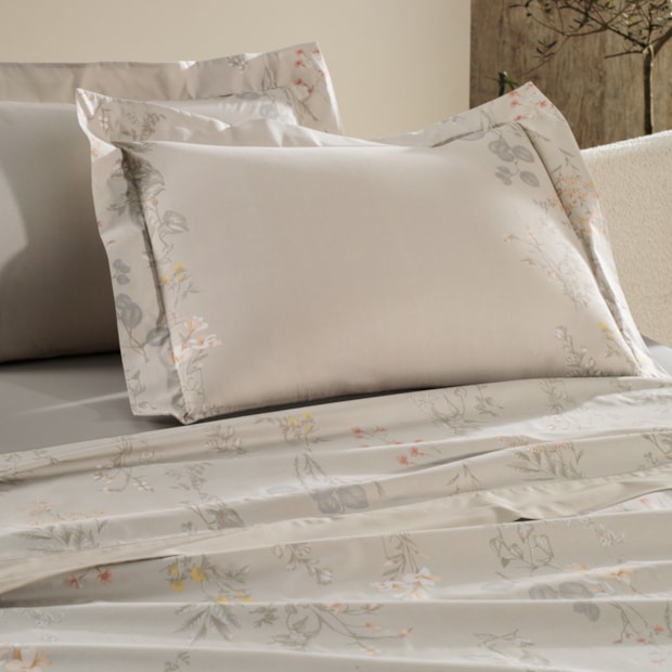 Jogo de Cama Queen Altenburg Lux Chloe 100% Algodão Percal 200 Fios (4 Peças)