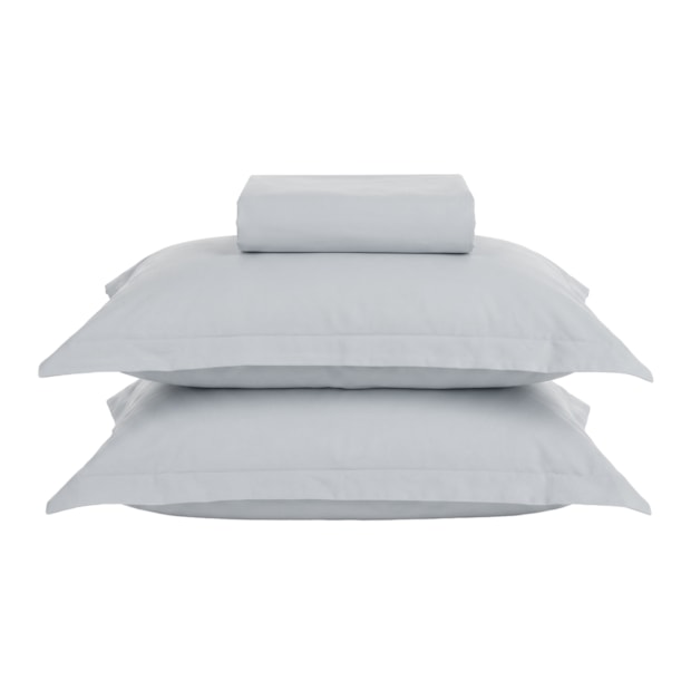 Jogo de Cama Queen Altenburg Lux Liso 100% Algodão Percal 200 Fios (3 Peças)
