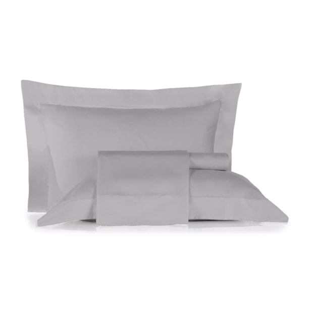 Jogo de Cama Queen Altenburg Lux Liso 100% Algodão Percal 200 Fios (4 Peças)