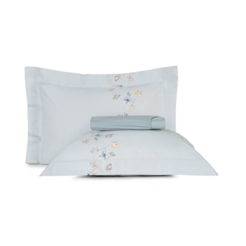 Jogo de Cama Queen Altenburg Lux Peônia 100% Algodão Percal 200 Fios (4 Peças)