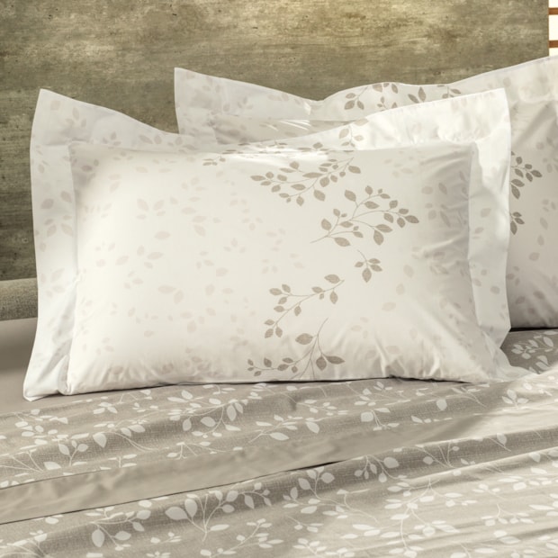 Jogo de Cama Queen Altenburg Lux Pétalas 100% Algodão Percal 200 Fios (4 Peças)
