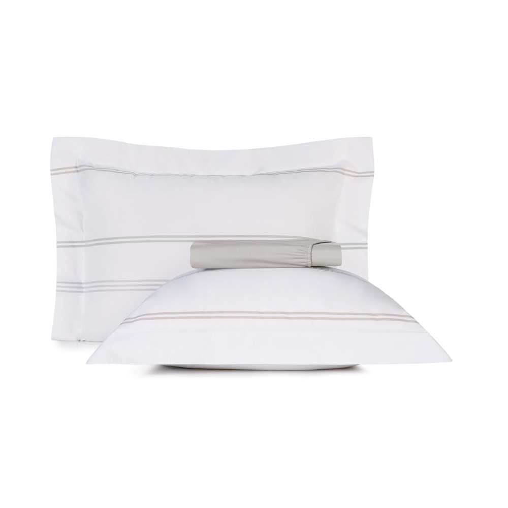 Jogo de Cama Queen Altenburg Lux Riviera 100% Algodão Percal 200 Fios (4 Peças)