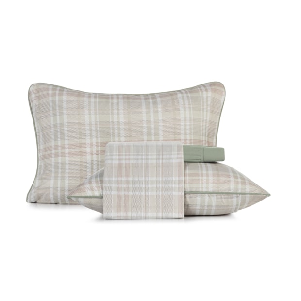 Jogo de Cama Queen Altenburg Marea Malha Fio Penteado 100% Algodão (4 Peças)