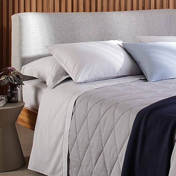 Jogo de Cama Queen Buddemeyer Basic Percalle 100% Algodão Penteado 180 Fios (4 Peças)