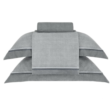 Jogo de Cama Queen Buddemeyer Bud Vision Orion 100% Algodão Fio Penteado Cetim 300 Fios (4 Peças)