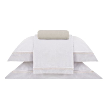 Jogo de Cama Queen Buddemeyer Bud Vision Otto 100% Algodão Fio Penteado Cetim 300 Fios (4 Peças)