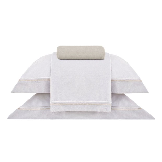 Jogo de Cama Queen Buddemeyer Bud Vision Otto 100% Algodão Fio Penteado Cetim 300 Fios (4 Peças)