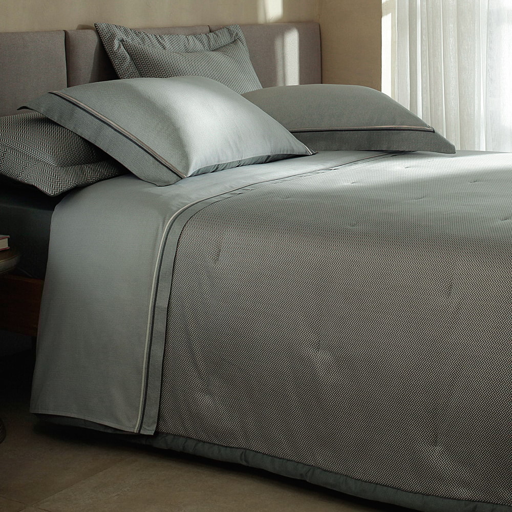 Jogo de Cama Queen Buddemeyer Bud Vision Otto 100% Algodão Fio Penteado Cetim 300 Fios (4 Peças)