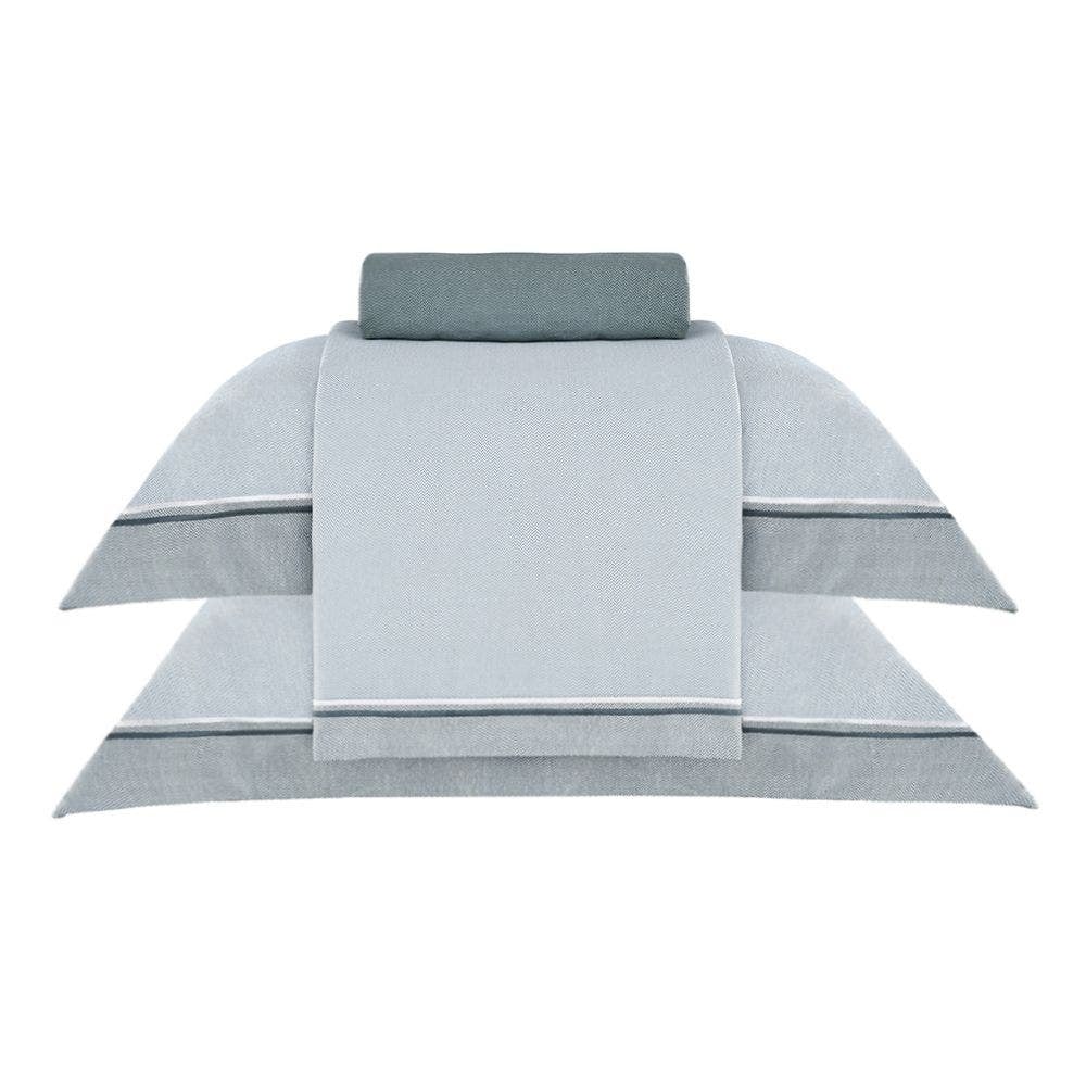 Jogo de Cama Queen Buddemeyer Bud Vision Otto 100% Algodão Fio Penteado Cetim 300 Fios (4 Peças)