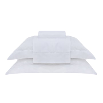 Jogo de Cama Queen Buddemeyer Damask Square 100% Algodão Cetim 300 Fios (4 Peças)