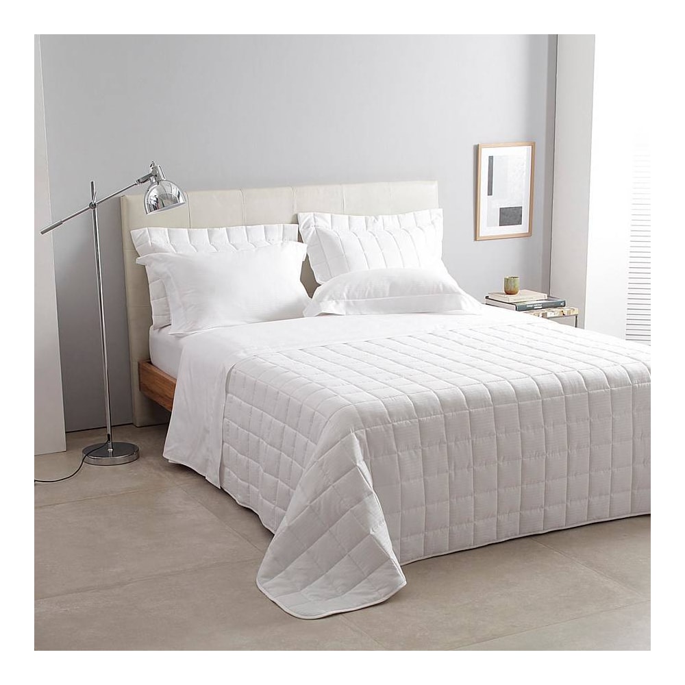 Jogo de Cama Queen Buddemeyer Damask Stripes 100% Algodão Fio Penteado Cetim 300 Fios (4 Peças)