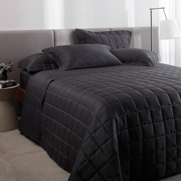 Jogo de Cama Queen Buddemeyer Damask Stripes 100% Algodão Fio Penteado Cetim 300 Fios (4 Peças)