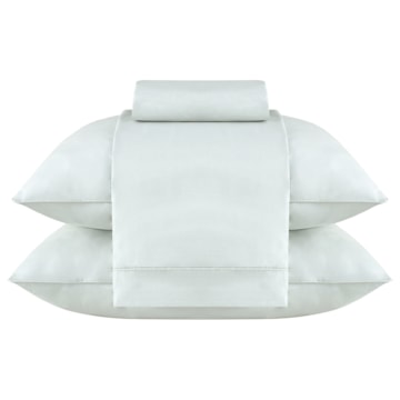 Jogo de Cama Queen Buddemeyer Gran Percal Classic 100% Algodão Fio Penteado 200 Fios (4 Peças)