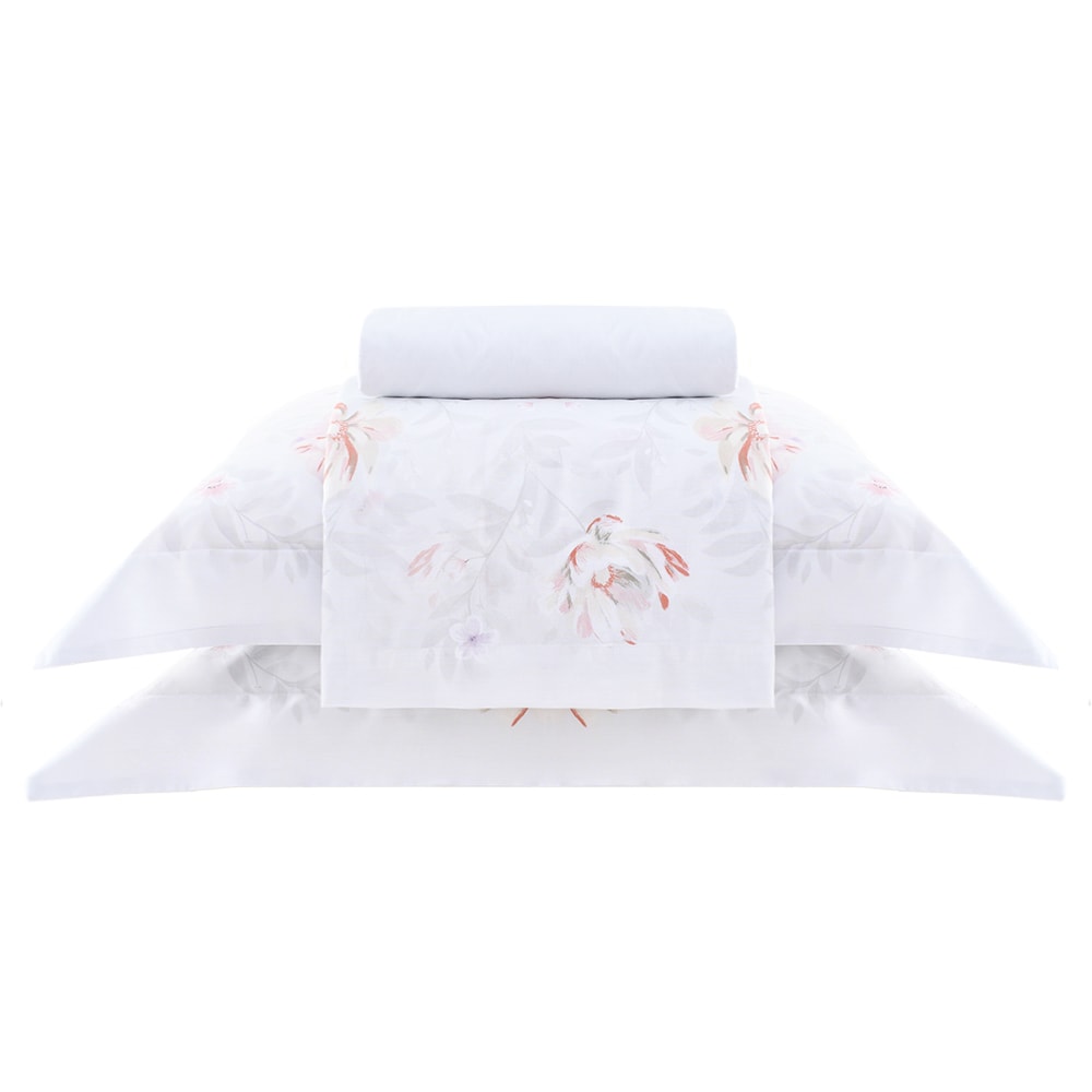 Jogo de Cama Queen Buddemeyer Gran Percal Enchanté 100% Algodão 200 Fios (4 Peças)