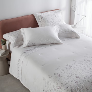 Jogo de Cama Queen Buddemeyer Gran Percal Manila 100% Algodão 200 Fios (4 Peças)