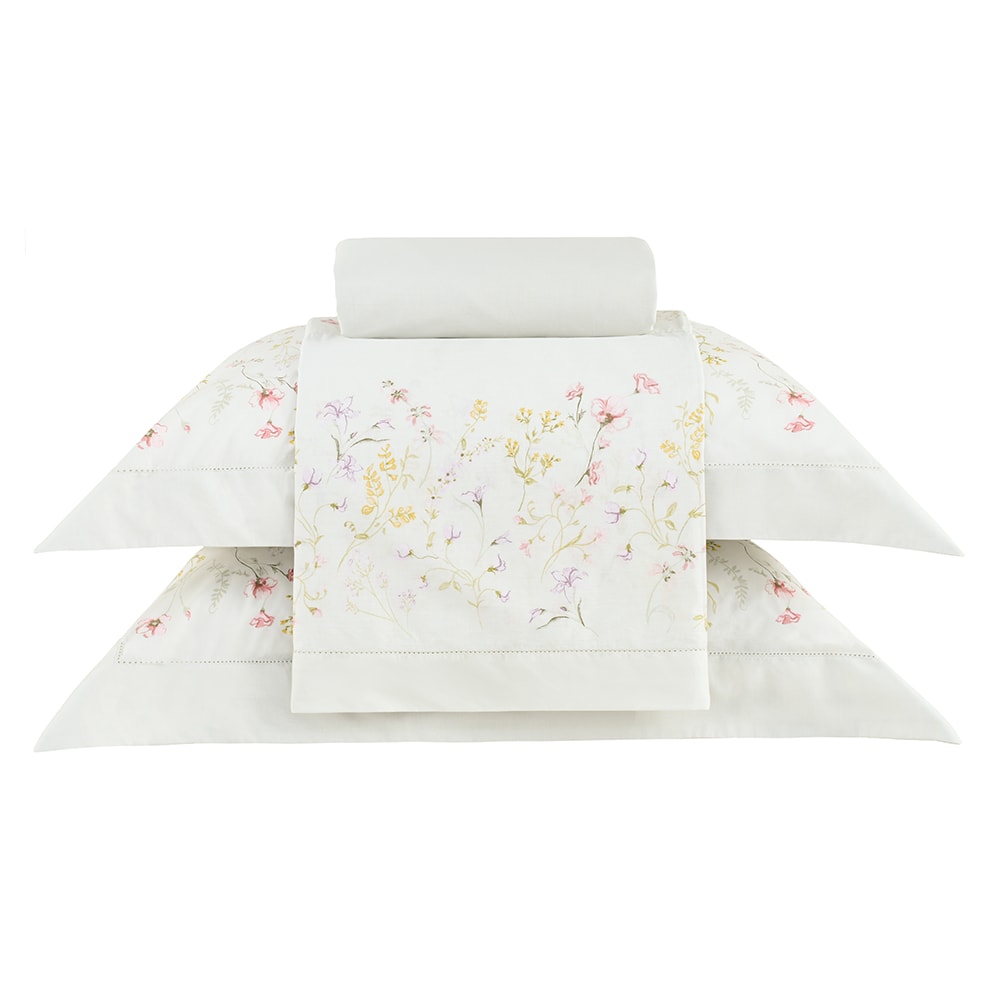 Jogo de Cama Queen Buddemeyer Gran Percal Secret Garden 100% Algodão 200 Fios (4 Peças)