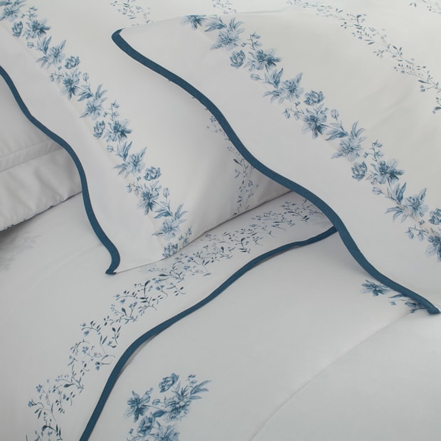 Jogo de Cama Queen Buddemeyer Gran Percal Sintra 100% Algodão Fio Penteado 200 Fios (4 Peças)