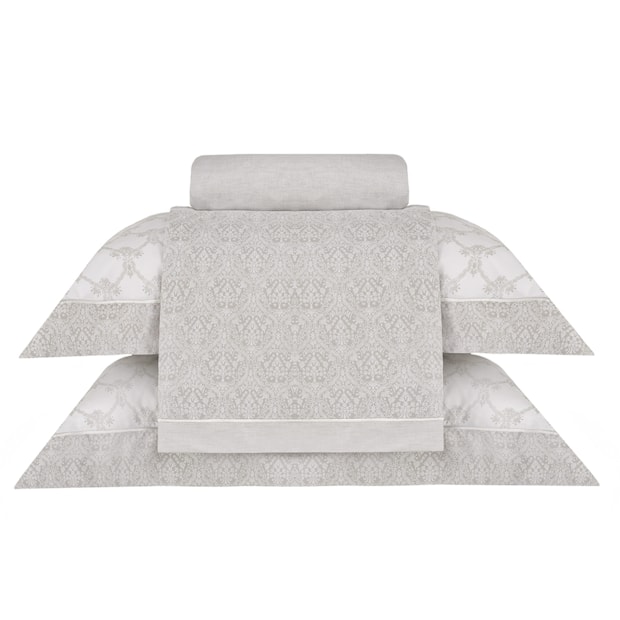 Jogo de Cama Queen Buddemeyer Gran Percal Valence 100% Algodão Fio Penteado 200 Fios (4 Peças)