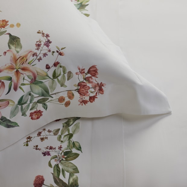 Jogo de Cama Queen Buddemeyer Luxus Fiorella 100% Algodão Fio Penteado 400 Fios (4 Peças)