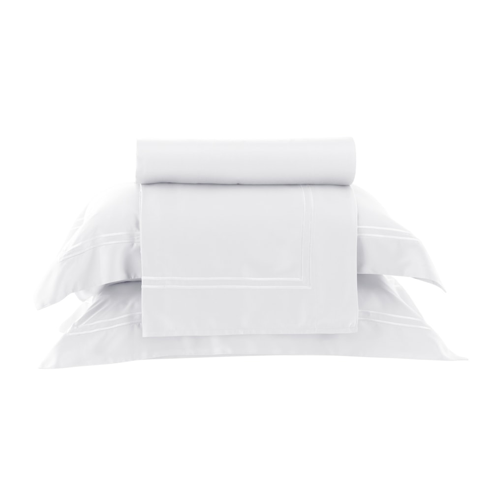 Jogo de Cama Queen Kacyumara Casa K Bali Duo 100% Bambu 400 Fios (4 Peças)