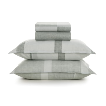 Jogo de Cama Queen Karsten Adam 100% Algodão 160 Fios (4 Peças)