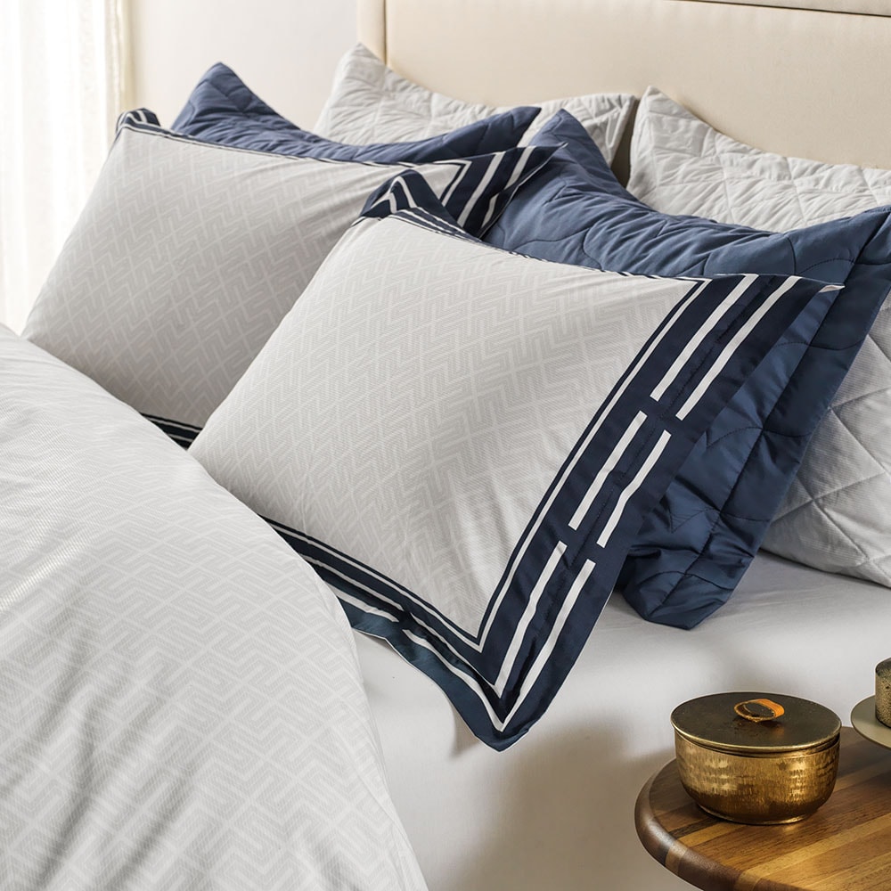 Jogo de Cama Queen Karsten Barcelos 100% Algodão Fio Penteado Percal 200 Fios (4 Peças)