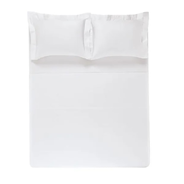 Jogo de Cama Queen Karsten Bossa 100% Algodão Egípcio Fio Penteado Cetim 300 Fios (4 Peças)