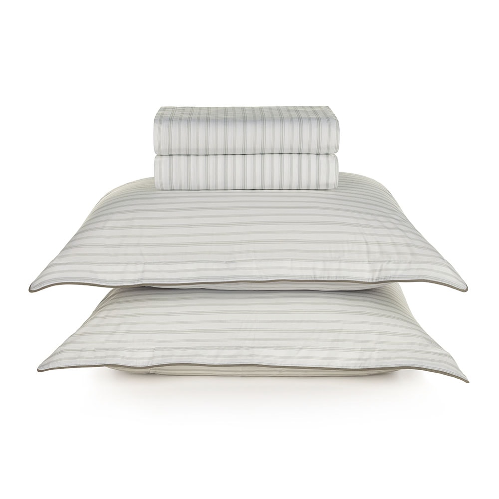 Jogo de Cama Queen Karsten Dália 100% Algodão Fio Penteado Percal 200 Fios (4 Peças)