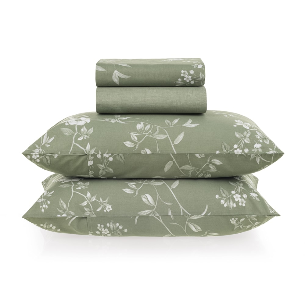 Jogo de Cama Queen Karsten Marcella 100% Algodão 160 Fios (4 Peças)