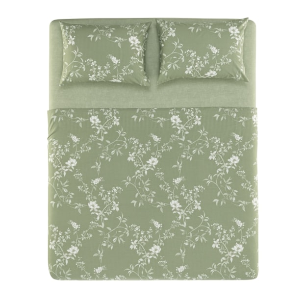 Jogo de Cama Queen Karsten Marcella 100% Algodão 160 Fios (4 Peças)