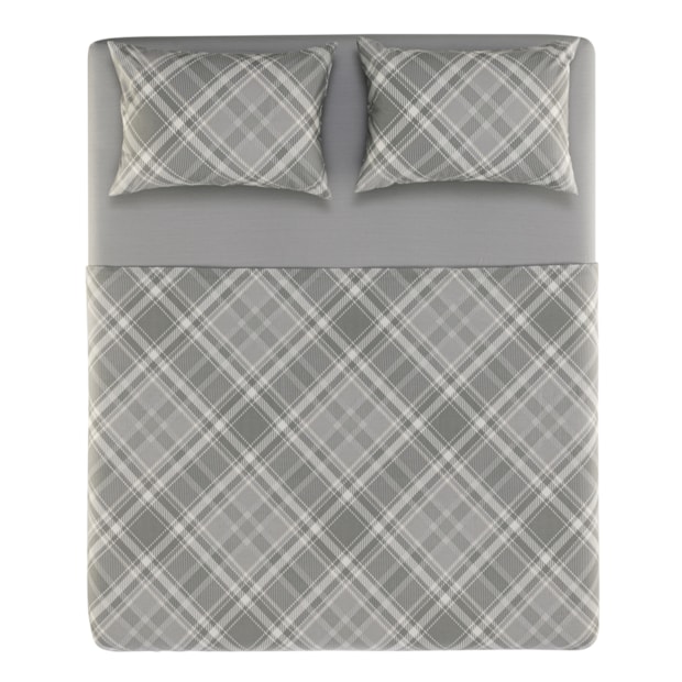 Jogo de Cama Queen Karsten Saulo 100% Algodão 160 Fios (4 Peças)