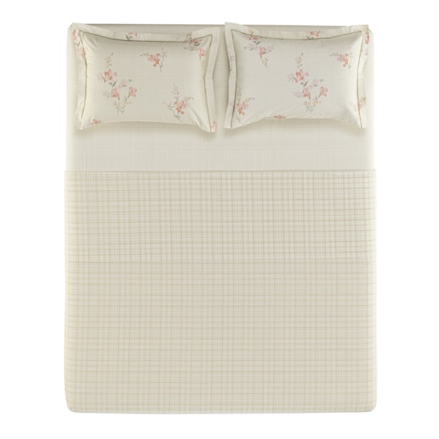 Jogo de Cama Queen Karsten Tarsila 100% Algodão Fio Penteado Percal 200 Fios (4 Peças)