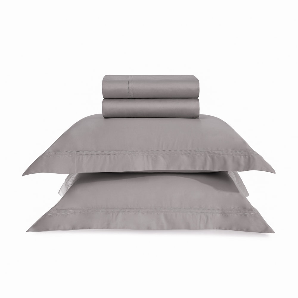 Jogo De Cama Queen Trussardi Galieno 100% Algodão Egípcio Cetim 300 Fios (4 Peças)