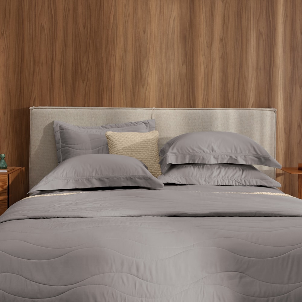 Jogo De Cama Queen Trussardi Galieno 100% Algodão Egípcio Cetim 300 Fios (4 Peças)