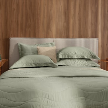 Jogo De Cama Queen Trussardi Galieno 100% Algodão Egípcio Cetim 300 Fios (4 Peças)