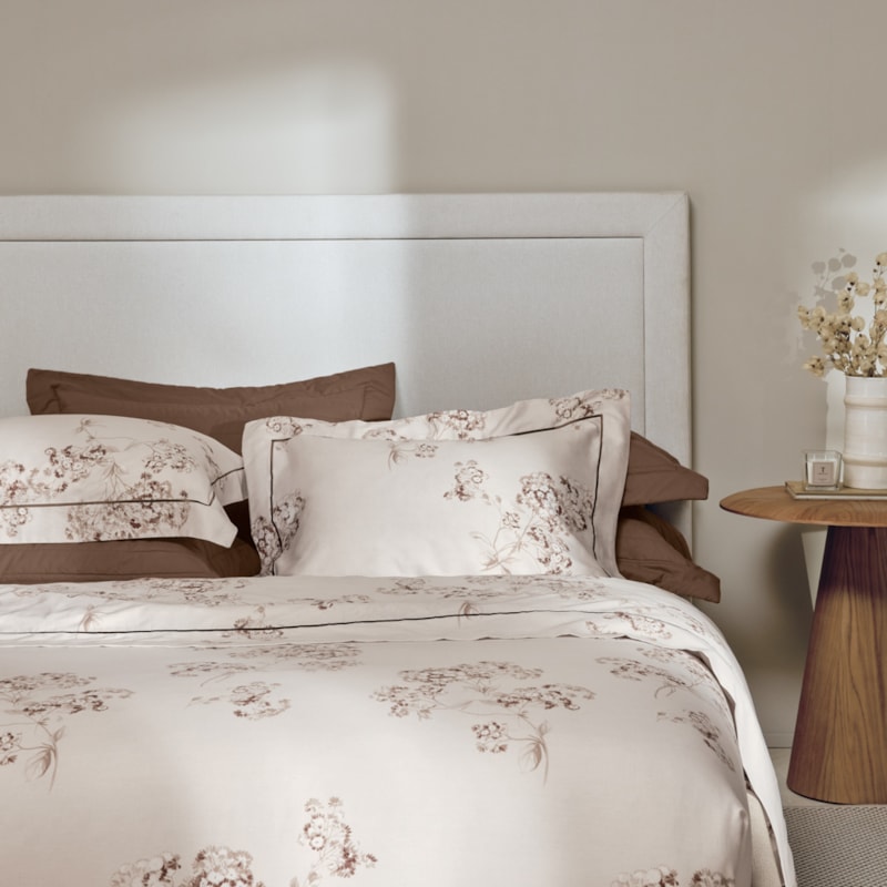 Jogo de Cama Queen Trussardi Ventaglio 100% Algodão Cetim 200 Fios (4