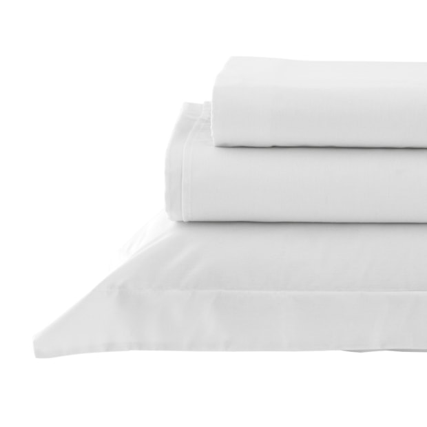 Jogo de Cama Solteiro 1,20m (Viúva) Kacyumara Casa K Vida Bela Liso 100% Algodão Egípcio Percal 200 Fios (3 Peças)