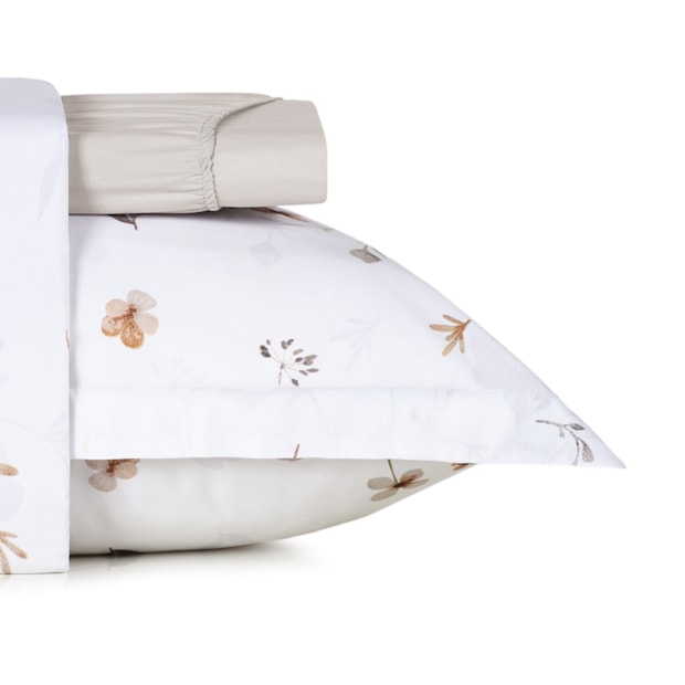 Jogo de Cama Solteiro Altenburg Golden Toque Acetinado (3 Peças)