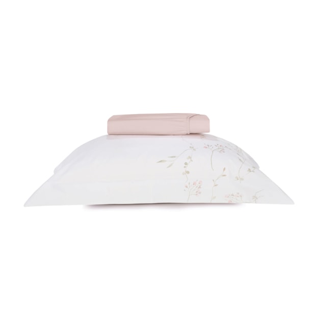 Jogo de Cama Solteiro Altenburg Lux Botanique 100% Algodão Percal 200 Fios (2 Peças)