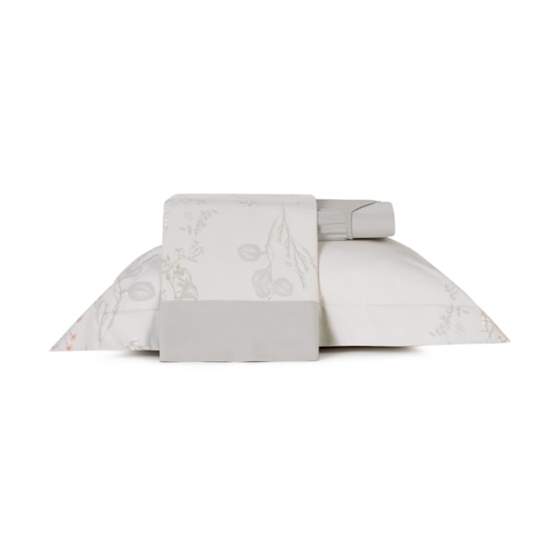 Jogo de Cama Solteiro Altenburg Lux Chloe 100% Algodão Percal 200 Fios (3 Peças)