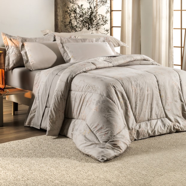 Jogo de Cama Solteiro Altenburg Lux Chloe 100% Algodão Percal 200 Fios (3 Peças)