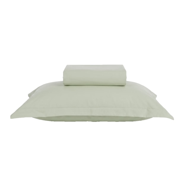 Jogo de Cama Solteiro Altenburg Lux Liso 100% Algodão Percal 200 Fios (2 Peças)