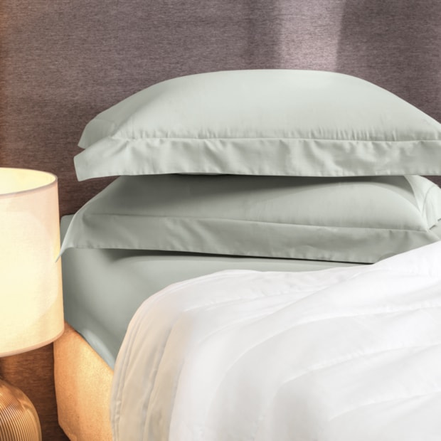Jogo de Cama Solteiro Altenburg Lux Liso 100% Algodão Percal 200 Fios (3 Peças)