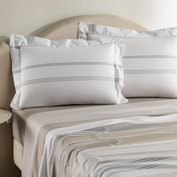 Jogo de Cama Solteiro Altenburg Lux Riviera 100% Algodão Percal 200 Fios (3 Peças)