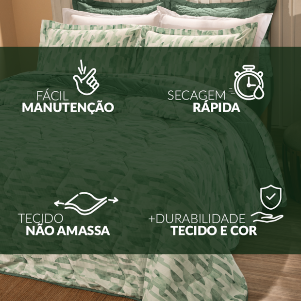 Jogo de Cama Solteiro Altenburg Orbita Toque Acetinado (2 Peças)