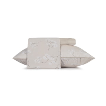 Jogo de Cama Solteiro Altenburg Pampa Malha Fio Penteado 100% Algodão (3 Peças)